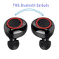 Y50 upgrade version Bluetooth Earphone Wireless Headphone Stereo Headset Sport Earbuds Microphone  Charging Box For Smartphone - Snapitonline
