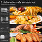 MIUI 10L/12.7QT Electric Air Fryer Oven MI-CYCLONE Rotisserie Dehydrator LED Large Capacity Chicken Frying Machine 5in1 - Snapitonline