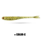 Spinpoler 20pcs Soft Fishing Lure Artificial Bait Fork Tail 75mm 1.6g Jerkbait Minnow Drop Shot Rubber For Rigging And Jigging