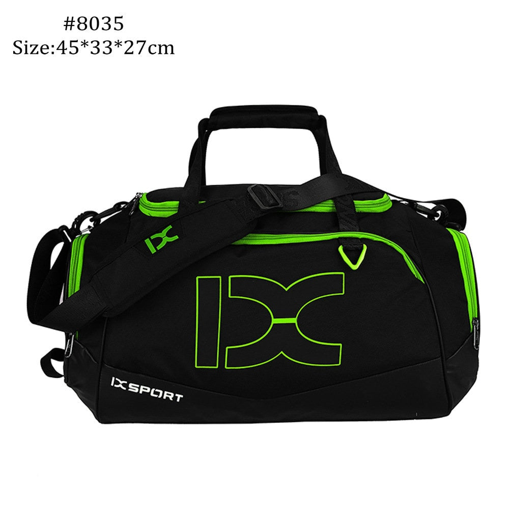 INOXT Men Women Fitness Training Dry Wet Gym Bags Waterproof Travel Shoulder Bag Outdoor sac de sport Handbag 40L Large Capacity - Snapitonline