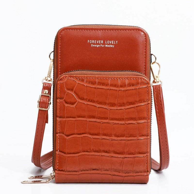 New Fashion Women Wallets Brand Letter Long Tri-fold Wallet Purse Fresh Leather Female Clutch Card Holder Cartera Mujer - Snapitonline