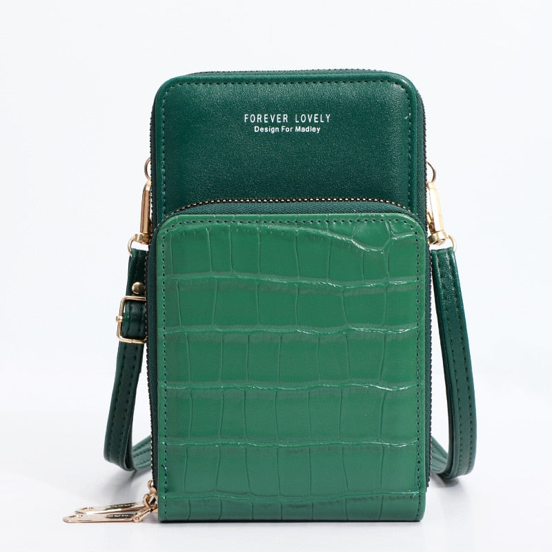 New Fashion Women Wallets Brand Letter Long Tri-fold Wallet Purse Fresh Leather Female Clutch Card Holder Cartera Mujer - Snapitonline
