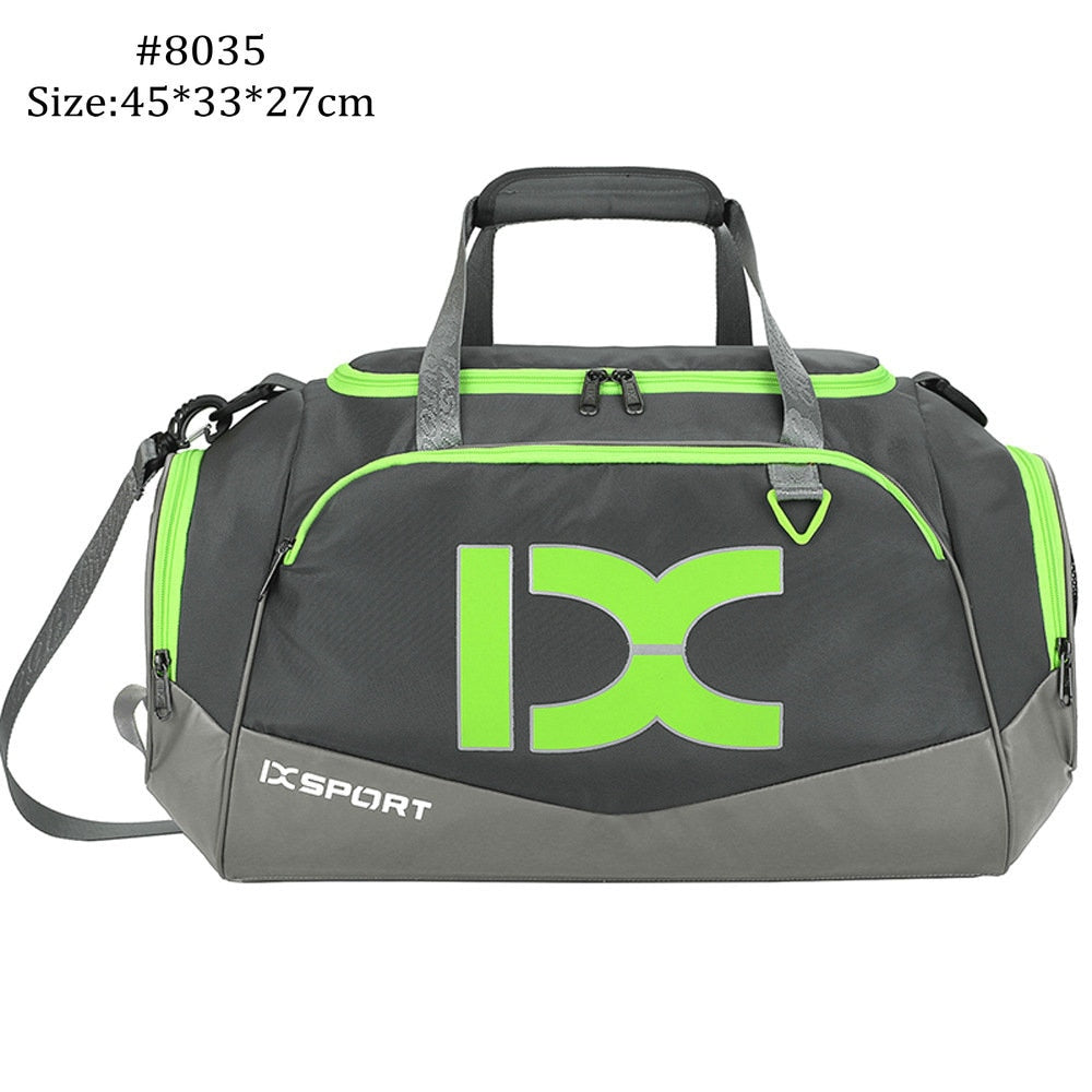 INOXT Men Women Fitness Training Dry Wet Gym Bags Waterproof Travel Shoulder Bag Outdoor sac de sport Handbag 40L Large Capacity - Snapitonline