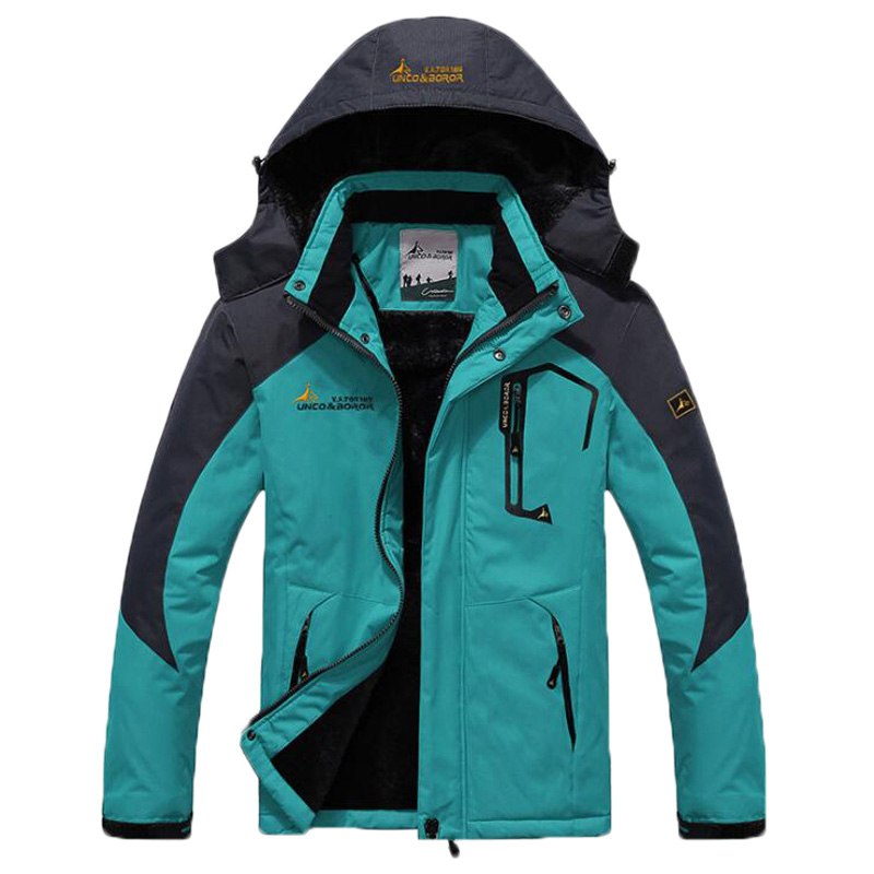 Winter Parka Men Windbreak Plus Velvet Thick Warm Windproof Fur Coats Male Military Hooded Anorak Jackets Mens Winter Jackets - Snapitonline
