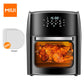 MIUI 10L/12.7QT Electric Air Fryer Oven MI-CYCLONE Rotisserie Dehydrator LED Large Capacity Chicken Frying Machine 5in1 - Snapitonline