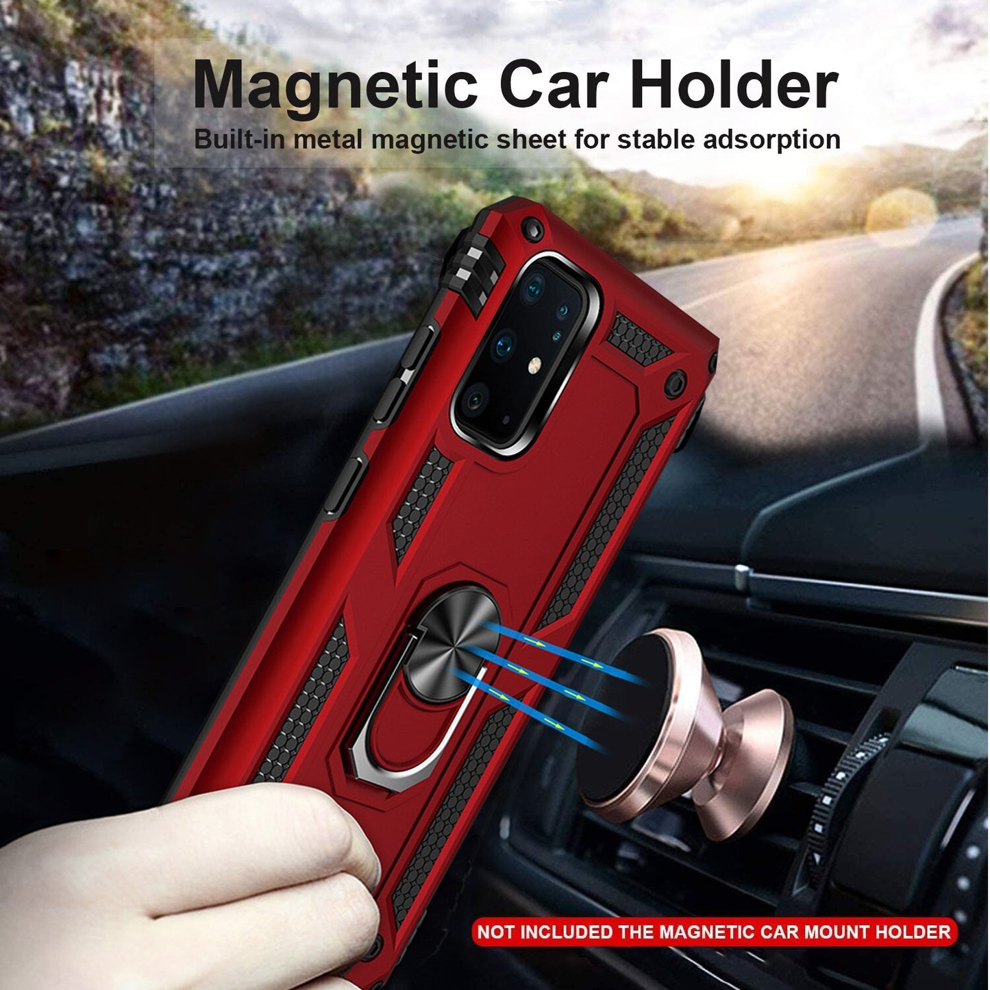 S22 Ultra Plus S20 FE S20FE S21 S 21 Plus Ultra Case Shockproof Armor Ring Stand Cover For Samsung Galaxy S20 Ultra Plus S20 FE - Snapitonline