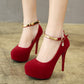 Pumps Shoes Woman Pumps Metal Ankle Strap Wedding Party - Snapitonline