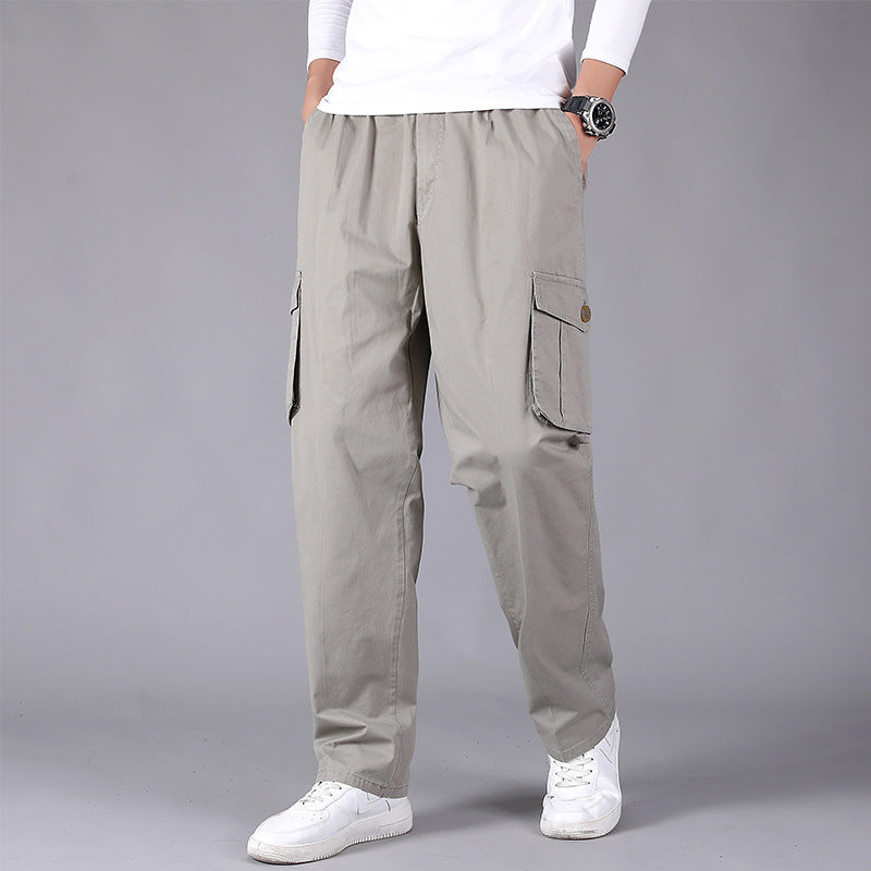 Thin Fat Pants Korean Style Loose Straight Leg - Snapitonline