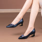 Low-Heel Pointed Toe All-Match Pumps - Snapitonline