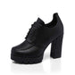 Women's Platform With Thick Heels And High Heels - Snapitonline