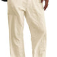Men's Linen Casual Drawstring Loose Pants - Snapitonline