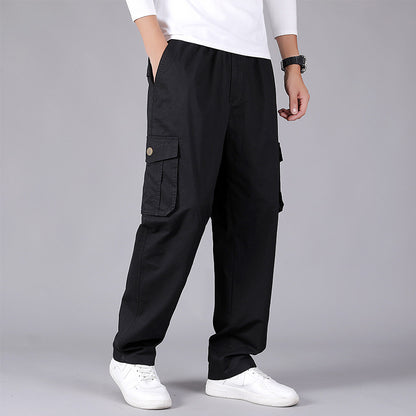 Thin Fat Pants Korean Style Loose Straight Leg - Snapitonline