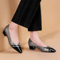 Low-Heel Pointed Toe All-Match Pumps - Snapitonline