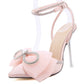 Women's Sandals Luxury ShineThin High Heels  Butterfly-Knot Pumps - Snapitonline