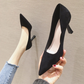 Stiletto Pointed Toe Spring Suede Pumps - Snapitonline