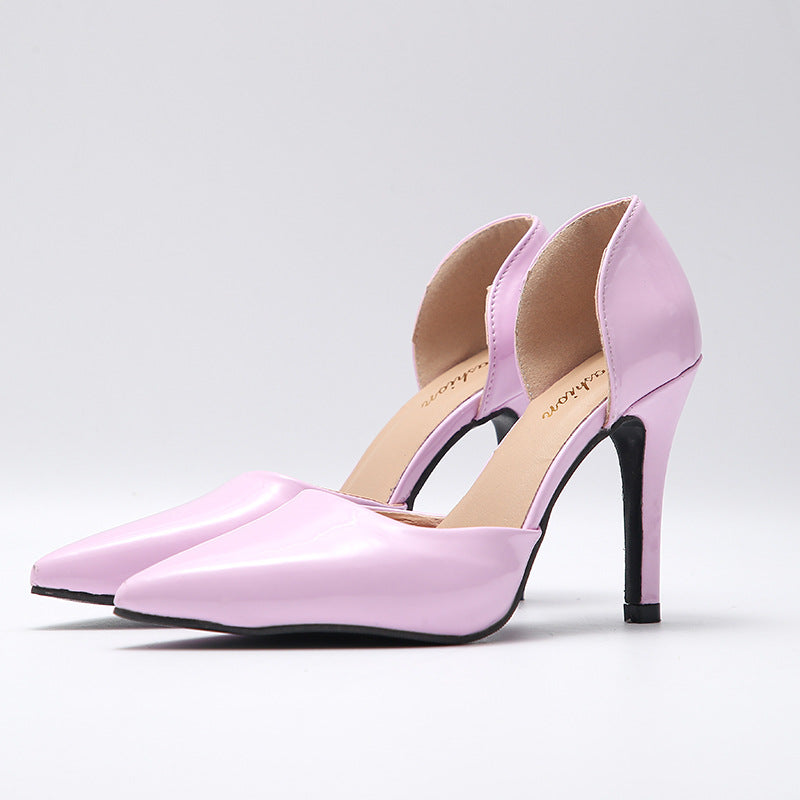 Pu Leather Summer Pumps For Women High Heeled Sandals - Snapitonline