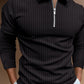 Men's Slim-fit Polo Strip Shirt