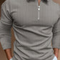 Men's Slim-fit Polo Strip Shirt