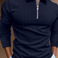 Men's Slim-fit Polo Strip Shirt